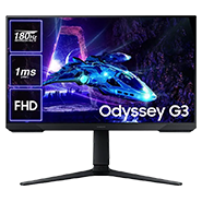 SAMSUNG 
Monitor 24"
(FHD; VA; 180 Hz; 1 ms)